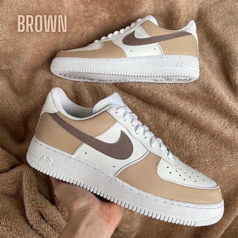 nike air force 1 brown beige|air force 1 flax brown.